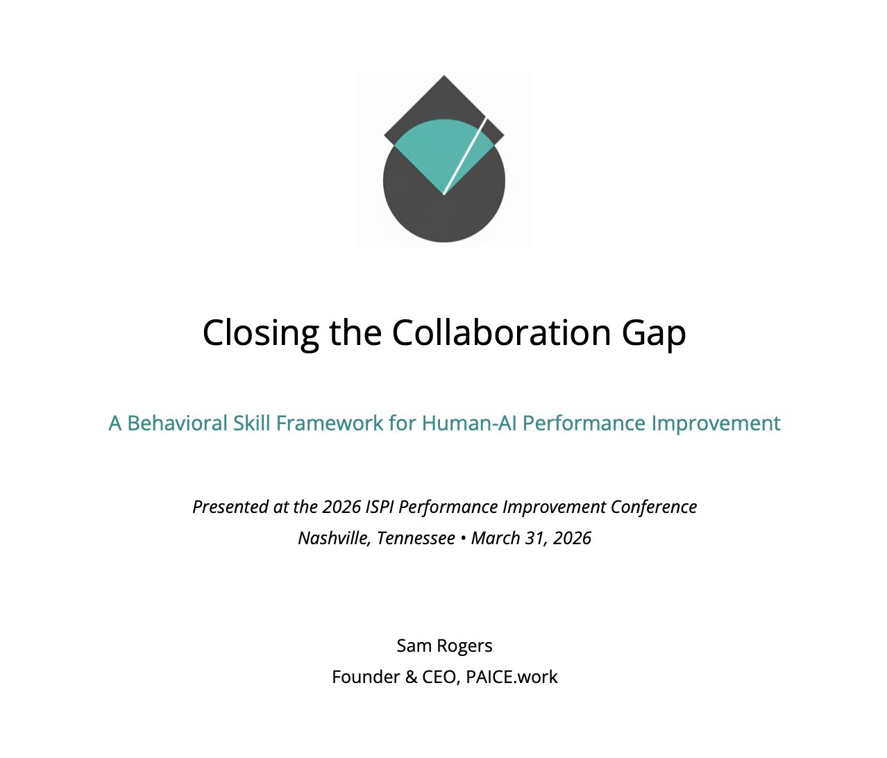Closing the Collaboration Gap